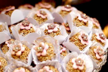 Sementes comestiveis para festa