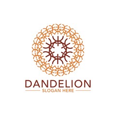 Dandelion Logo Template Stock Vectors