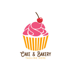 Cake and Bakery Logo Images Stock Vectors