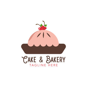 Cake and Bakery Logo Images Stock Vectors