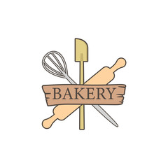 Vintage Retro Bakery Logo Badges And Labels Stock Vector