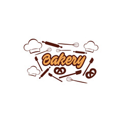 Vintage Retro Bakery Logo Badges And Labels Stock Vector