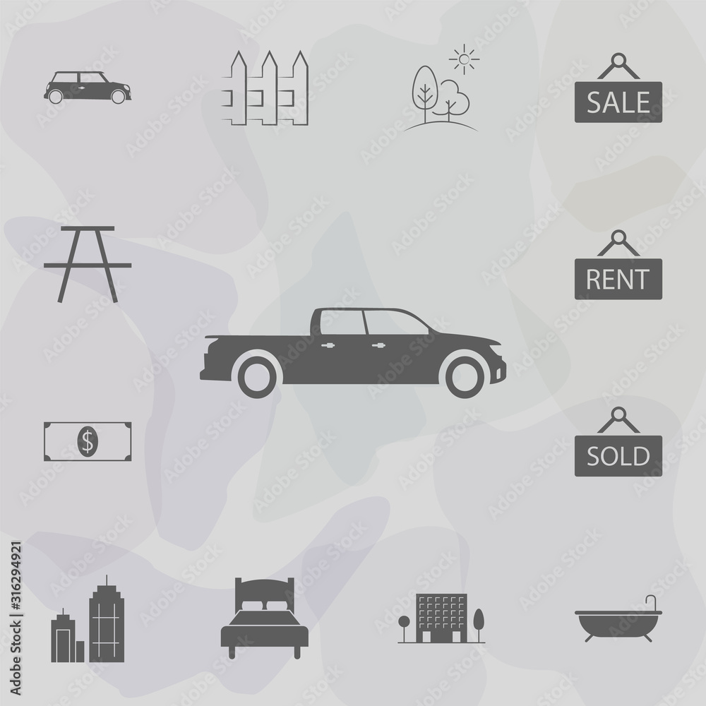 Poster pickup icon. web icons universal set for web and mobile