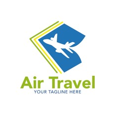 Obraz na płótnie Canvas Travel Logo Design Vector Template