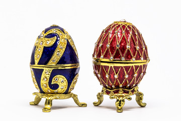 Russian souvenir, egg casket copy of Faberge