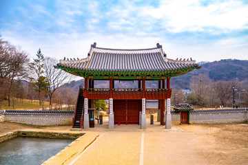 Main gate of Namhansanseong Emergency Palace Hannamnu Gate (UNESCO world heritage site)