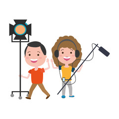couple with movie objects avatar character