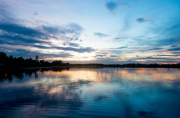 white cloud with blue sky background.