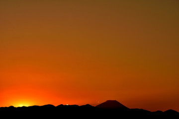 Mt.Fuji,Sunset,富士山,日本,