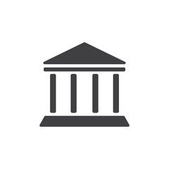 bank icon, museum icon