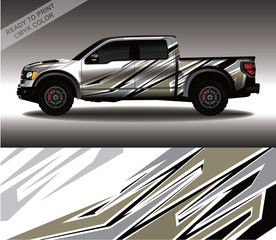 Car wrap decal design vector, custom livery race rally car vehicle sticker and tinting.