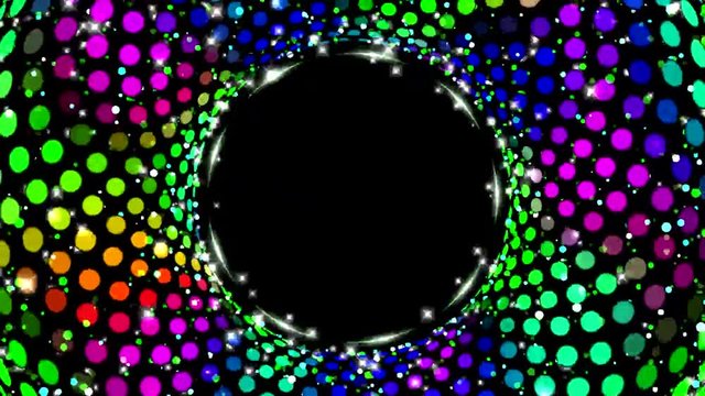 Circles Particles Lights Background Loop