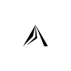 Business corporate letter A logo design vector