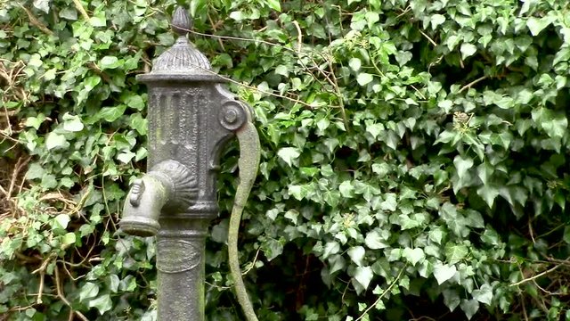 Antique Village Water Pump In Cold Overton Village In The County Of Leicestershire In England, United Kingdom