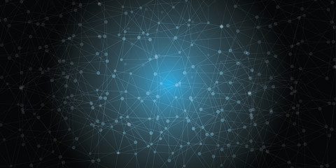 Abstract network connection background. Technology concept