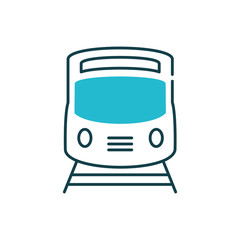 Isolated bullet train vehicle vector design