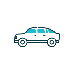 Isolated car vehicle vector design
