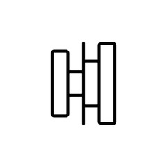 align center icon, horizontal icon, logo, pattern, presentation template line style