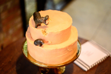 hippo cake creative icing schleich animals 