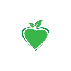 Tree leaf vector logo design, eco-friendly concept