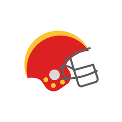 American football helmet vector design