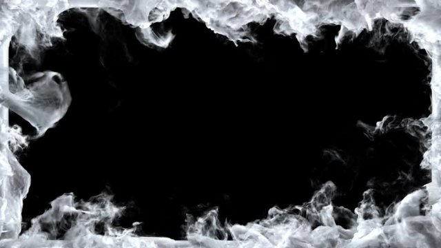 White smoke looped frame. Good for decoration. Easy to use, just place the clip over your footage. Ideal for visual effects and motion graphics.