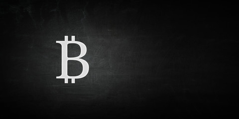 Crypto currency market. Mixed media