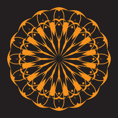 Gold Element Premium Mandala Design