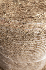 Stack of dry hay as an abstract background