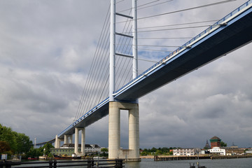 Obraz premium Rügenbrücke in Stralsund