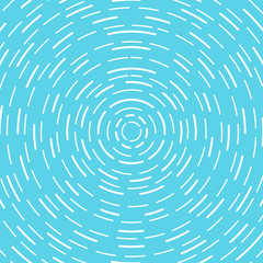 Abstract vortex circular line on blue background.