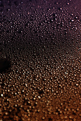 Water particles as background