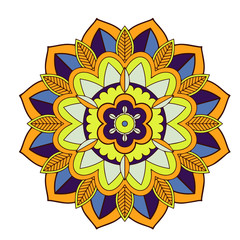 Mandala patterns on isolated background