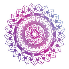Mandala patterns on isolated background