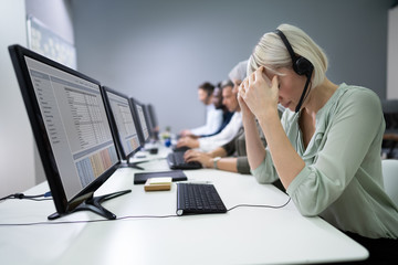 Depressed Businesswoman