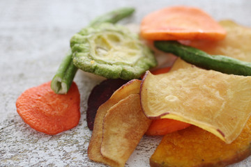 野菜と果物のチップス