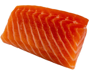 生のサーモンのグラフィック素材