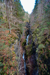 Partnachklamm in Garmisch-Partenkirchen, a canyon in germany