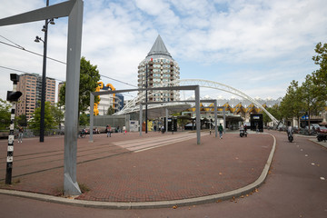 Interessante Architektur im Zentrum von Rotterdamm