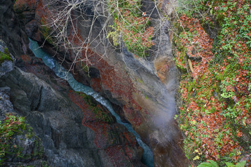 Partnachklamm in Garmisch-Partenkirchen, a canyon in germany