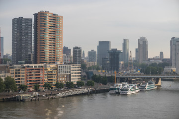 Fototapeta na wymiar Hafen von Rotterdamm