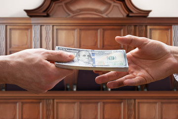 Judge Taking Cash Bribe