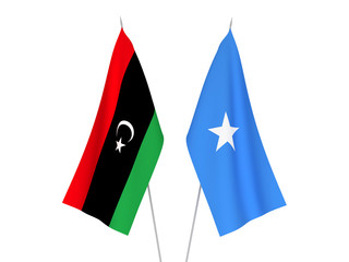 Libya and Somalia flags