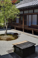 Obraz premium 建仁寺の○△□庭