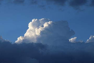 Fototapeta na wymiar Dramatic sky with cloud
