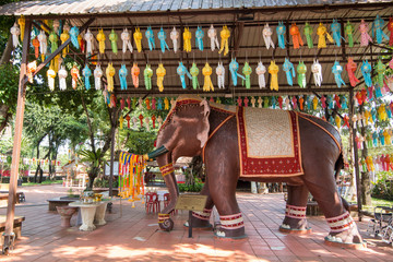 THAILAND LAMPHUN KU CHANG KU MAH CHEDI