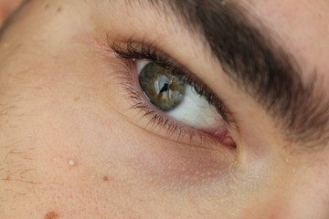Obraz premium close up of man eye