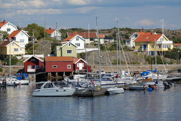 Fototapeta na wymiar Haelleviksstrand auf der Insel Orust in Schweden