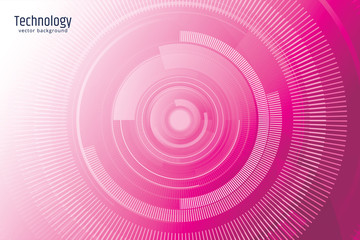 Abstract futuristic - Molecules technology