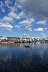 Naklejka premium Haelleviksstrand auf der Insel Orust in Schweden